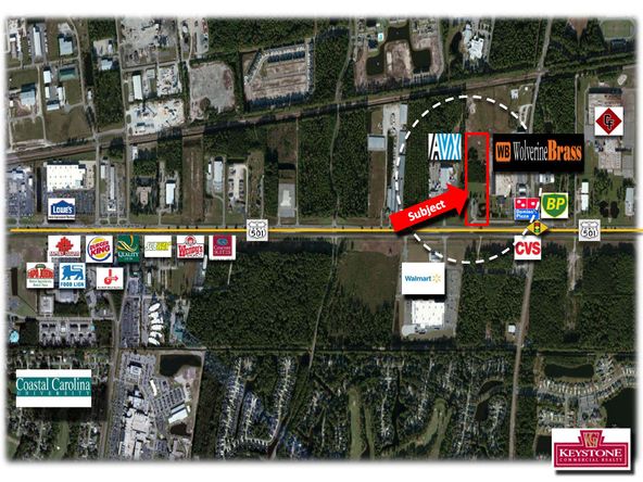 Wolverine Brass Tract TPC-9.69 Acres-For Sale: US Highway 501, Myrtle Beach, SC 29579
